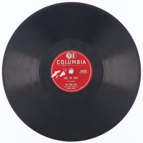 The Four Lads – Down By The River Side / Take Me Back - 1953 78 rpm Record 40005 - Picture 4 of 15